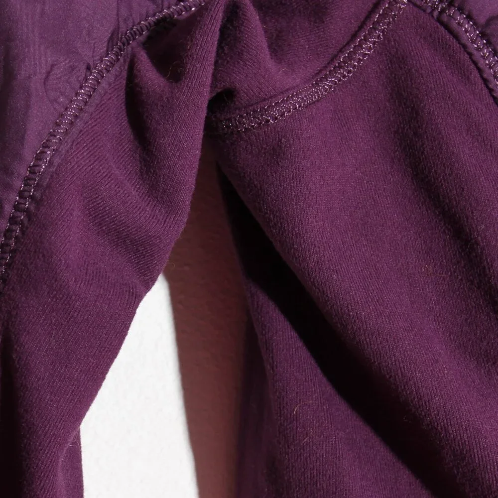 Lululemon Rush Hour Jacket Darkest Magenta Purple Full Zip Glyde Rulu Size 2